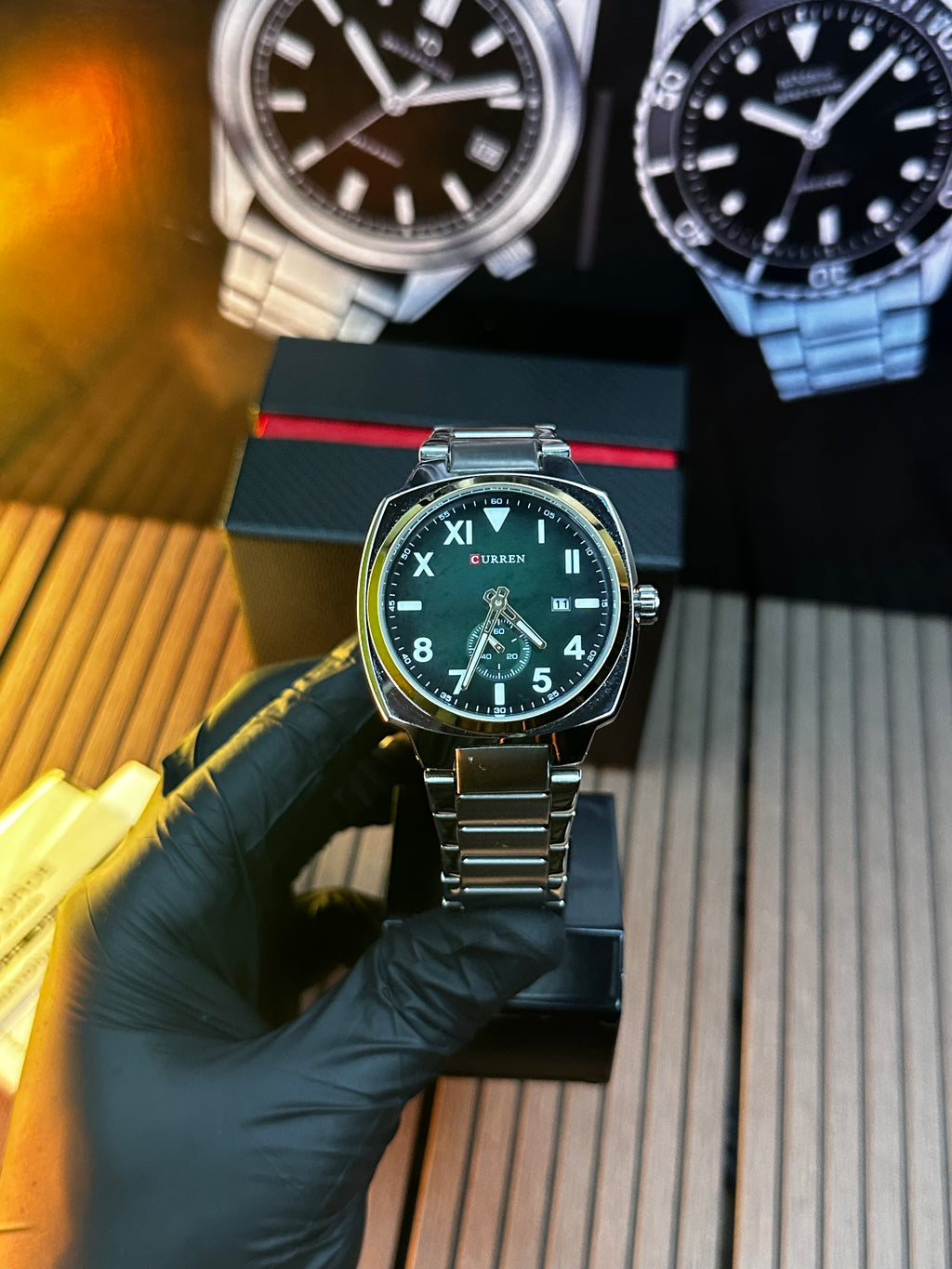 CURREN 8472 - Acier Inoxydable