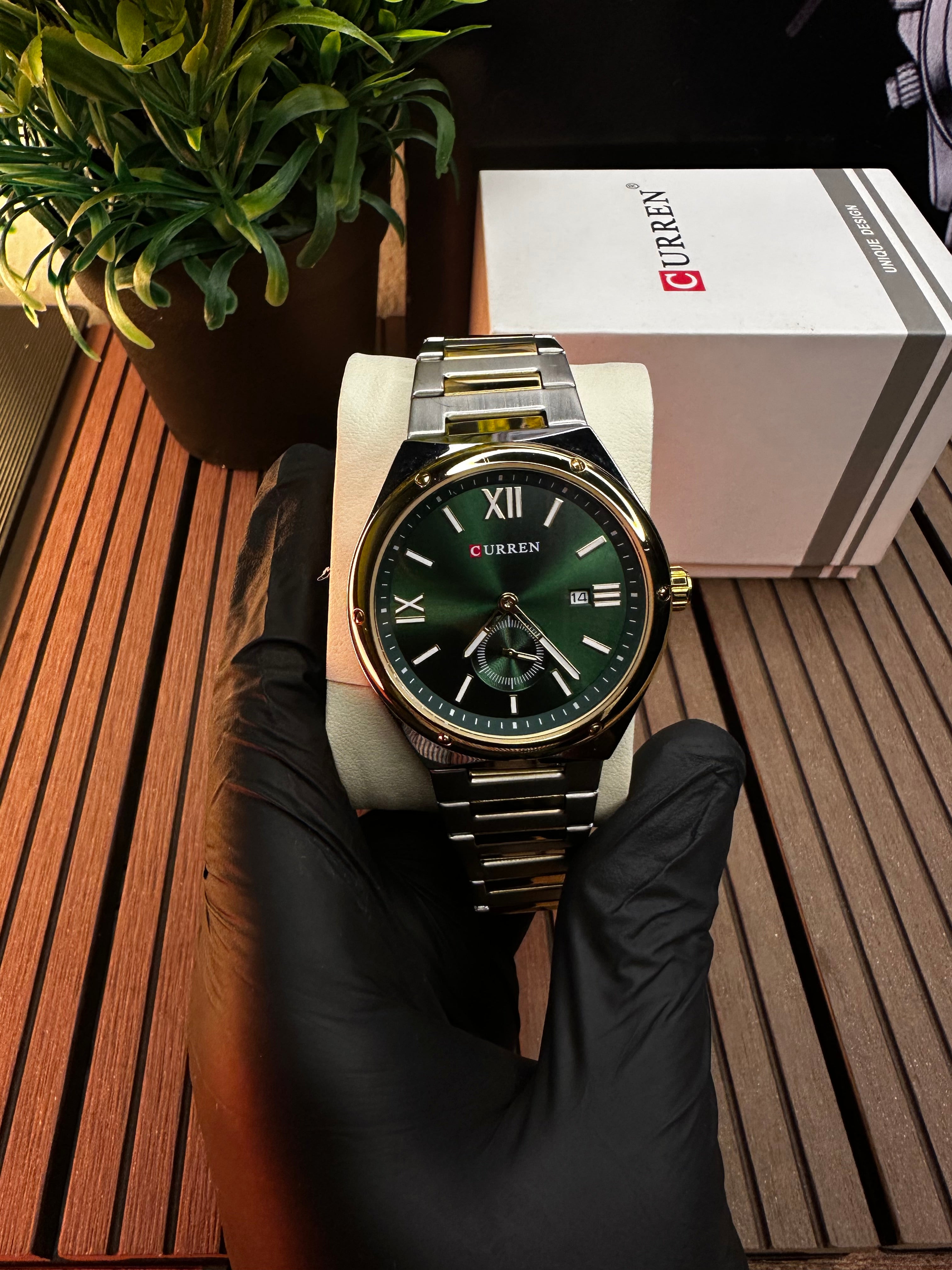 CURREN Classique – Acier Bicolore